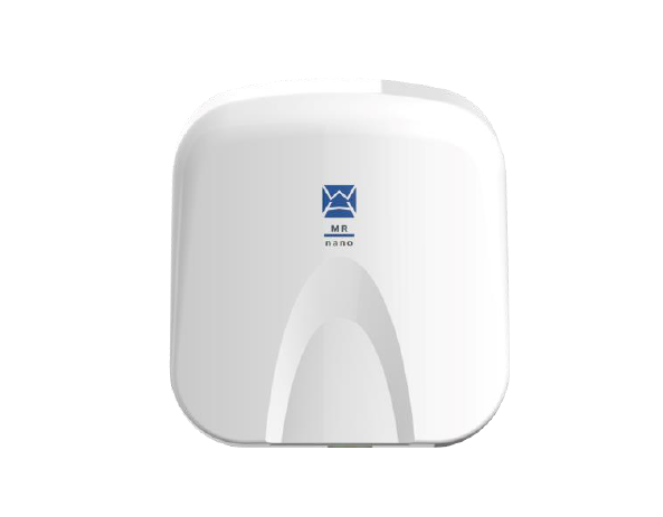 MR NANO Compact Commercial Hand Dryer – 500W, HEPA Filter, 13s Dry Time – White