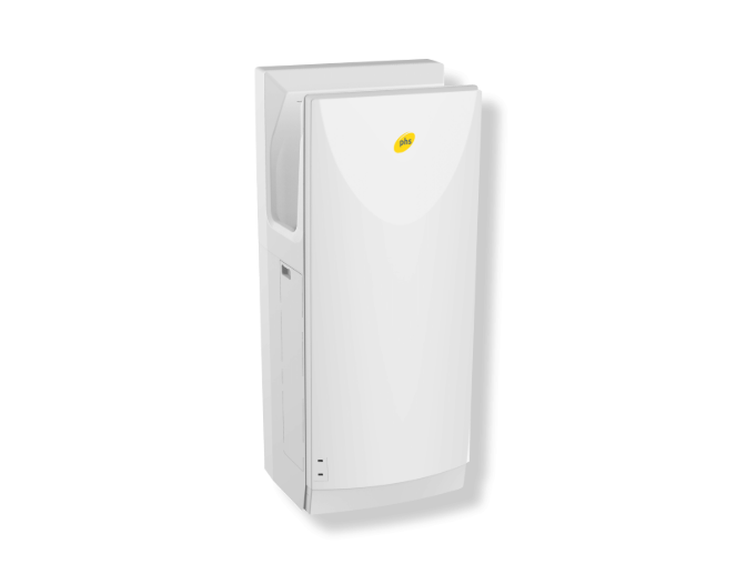 Whisper XL Ultra-Quiet Commercial Hand Dryer – 56dB, 11s Dry Time – White