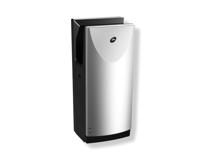 Whisper XL Ultra-Quiet Commercial Hand Dryer – 56dB, 11s Dry Time – Nickel
