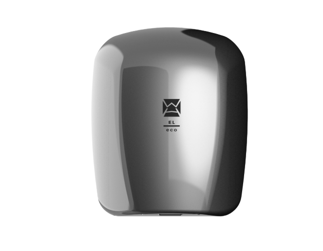 EL Eco Commercial Hand Dryer – 600W, Low Energy, 16s Dry Time – Nickel