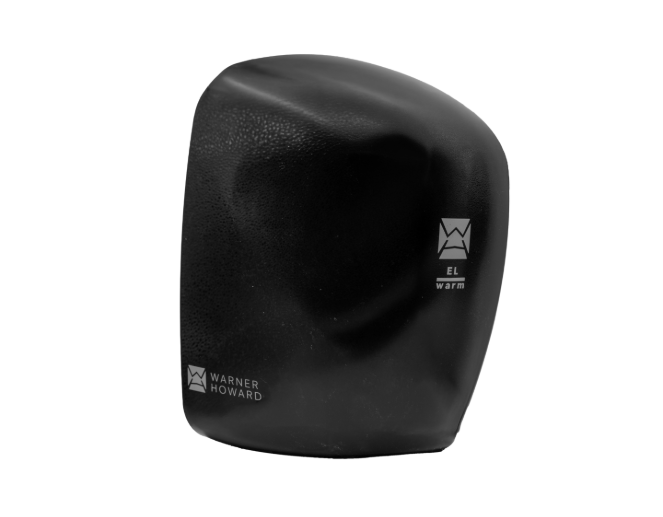 EL Warm Commercial Hand Dryer – Warm Air, 16s Dry Time, Antimicrobial – Black
