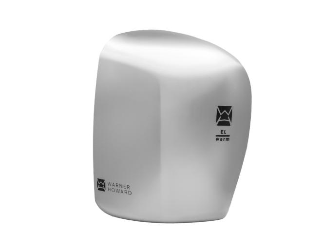 EL Warm Commercial Hand Dryer – Warm Air, 16s Dry Time, Antimicrobial – Nickel