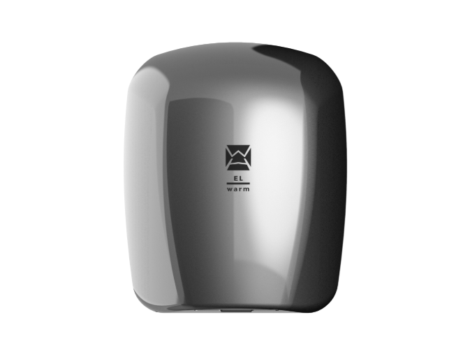 EL Warm Commercial Hand Dryer – Warm Air, 16s Dry Time, Antimicrobial – Nickel